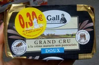 Mängden socker i Beurre de Baratte Grand Cru à la crème maturée non pasteurisée, Doux