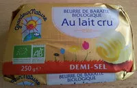 Mängden socker i Beurre de baratte grand cru 1/2 sel