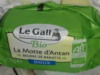 Mängden socker i La motte d'Antan - Beurre de baratte doux
