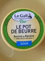 Mängden socker i Beurre de baratte doux BIO