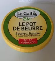 Mängden socker i Le pot de beurre sel de guérande bio