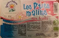 Mängden socker i Les P'tits malins aux fruits