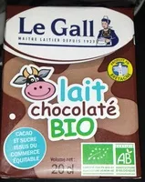 Mängden socker i Lait chocolat Bio
