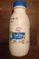 Mängden socker i Lait bio demi écrémé