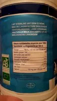 Mängden socker i Lait bio demi écrémé