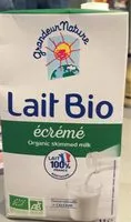 Mängden socker i Lait bio écrémé