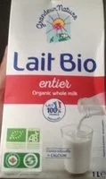 Mängden socker i Lait Bio entier
