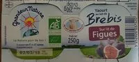 Mängden socker i Yaourt au lait de brebis sur lit de figues