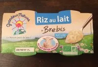 Mängden socker i Riz au lait de brebis