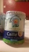 Mängden socker i Caillé au lait de brebis Bio nature