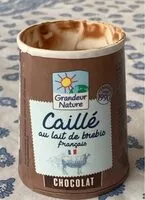 Mängden socker i Caillé au lait de brebis chocolat
