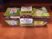 Mängden socker i Dessert 100% végétal au riz et au chocolat