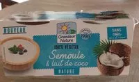 Mängden socker i Semoule & lait de coco