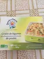 Mängden socker i Gratin de legumes à la bretonne et eminces de poulet
