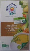 Mängden socker i Mouliné de Légumes Variés