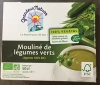 Mängden socker i Mouliné de légumes verts bio