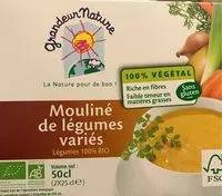 Mängden socker i Mouliné de légumes variés