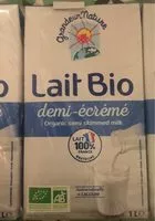 Mängden socker i Lait bio demi écrémé