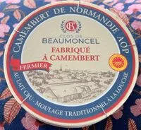 Mängden socker i Camembert AOP de Normandie