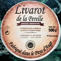 Mängden socker i Livarot de la Perelle AOP (22 % MG)