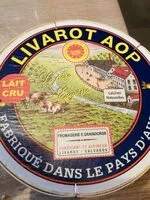 Mängden socker i Livarot 45 % Aoc Laîches Naturelles Lait Cru