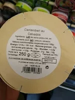 Mängden socker i Camembert au calvados, 20%MG