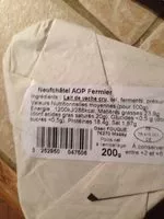 Mängden socker i Coeur Neufchatel Graindorge