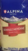 Mängden socker i Semoule moyenne ALPINA SAVOIE