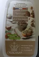 Mängden socker i Tartinade champignon ail & fines herbes