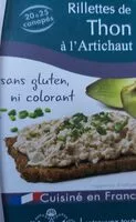 Mängden socker i Rillettes de thon a l'artichaut