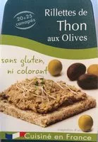 Mängden socker i Rillettes de thon aux olives