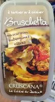 Mängden socker i Bruschetta Mascarpone Aubergine, Olives