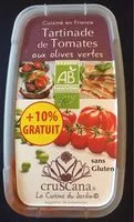 Mängden socker i Tartinade de tomates aux olives vertes