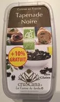 Mängden socker i Tapenade noire