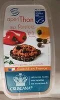 Mängden socker i ApériThons aux poivrons bio