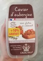 Mängden socker i Caviar d'aubergine