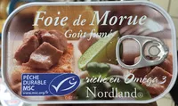 Mängden socker i Foie de Morue Goût fumé