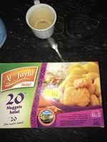 Mängden socker i Nuggets halal, 20 nuggets