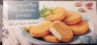 Mängden socker i Croquettes de poisson panées
