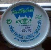 Mängden socker i Crème fraîche liquide pasteurisée