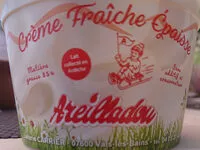 Mängden socker i Creme fraiche epaisse AREILLADOU, 35%MG