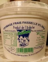Mängden socker i Fromage frais faisselle 0%