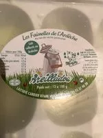 Mängden socker i Les faisselles de l'Ardeche