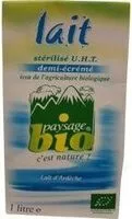 Mängden socker i Lait stérilisé UHT agriculture biologique