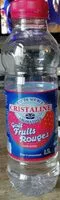 Mängden socker i Cristaline - Goût Fruits Rouges