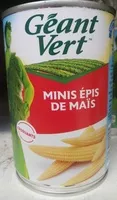 Mängden socker i Minis épis de maïs