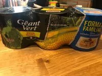 Mängden socker i Mais ultra tendre Geant Vert Boite 1/2