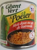 Mängden socker i Maïs doux a poêler au sel de Guérande