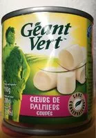 Mängden socker i Cœur de palmiers coupés
