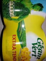 Mängden socker i Maïs extra tendre